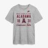Alabama Crimson Tide Nike Legacy Stacked Established T-Shirt - Gray - Back View