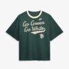Michigan State Spartans Nike Women's Legacy Fight Song Boxy T-Shirt - Green - Back View