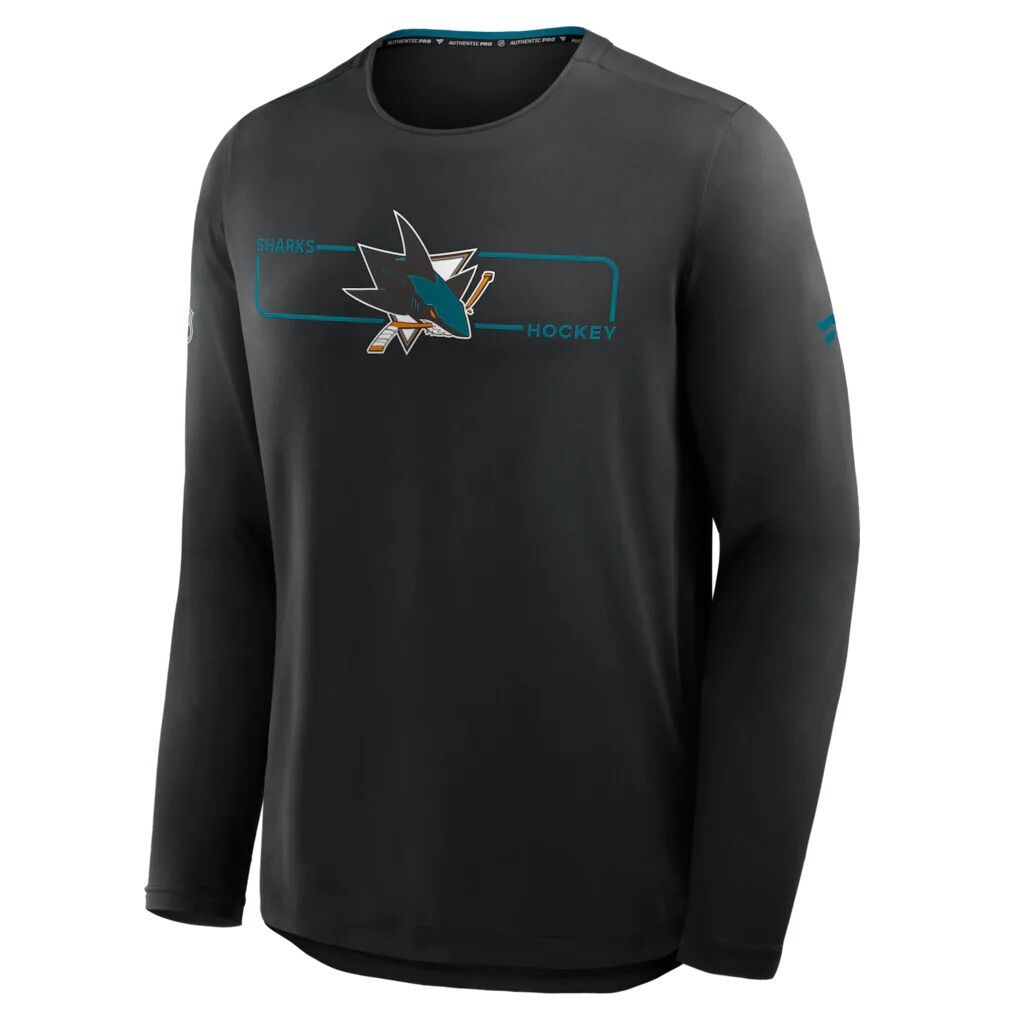 San Jose Sharks Fashion7 Authentic Pro Rink Tech Long Sleeve T-Shirt