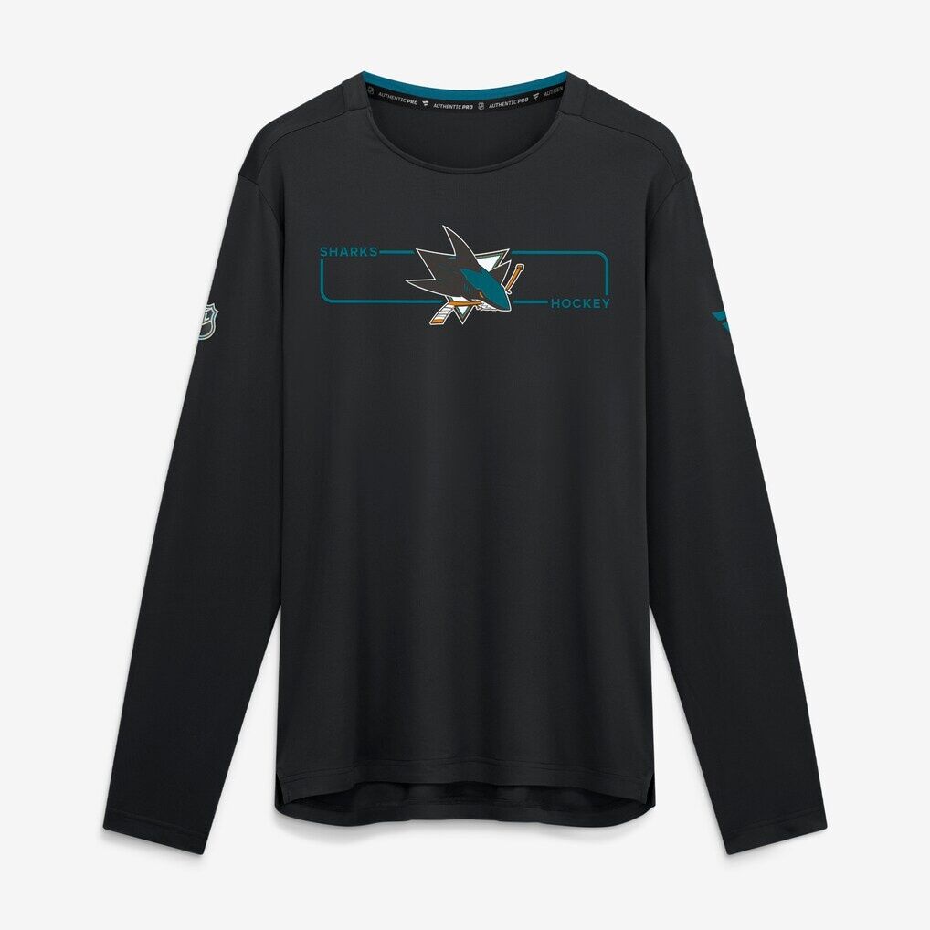 San Jose Sharks Fashion7 Authentic Pro Rink Tech Long Sleeve T-Shirt