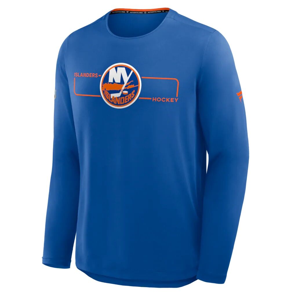 New York Islanders Fashion7 Authentic Pro Rink Tech Long Sleeve T-Shirt - Royal