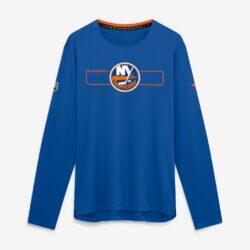 New York Islanders Fashion7 Authentic Pro Rink Tech Long Sleeve T-Shirt - - Front View