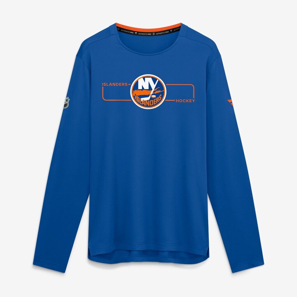 New York Islanders Fashion7 Authentic Pro Rink Tech Long Sleeve T-Shirt - Royal