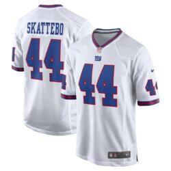 Cam Skattebo New York Giants Nike Alternate Vintage White Game Jersey - White - Front View