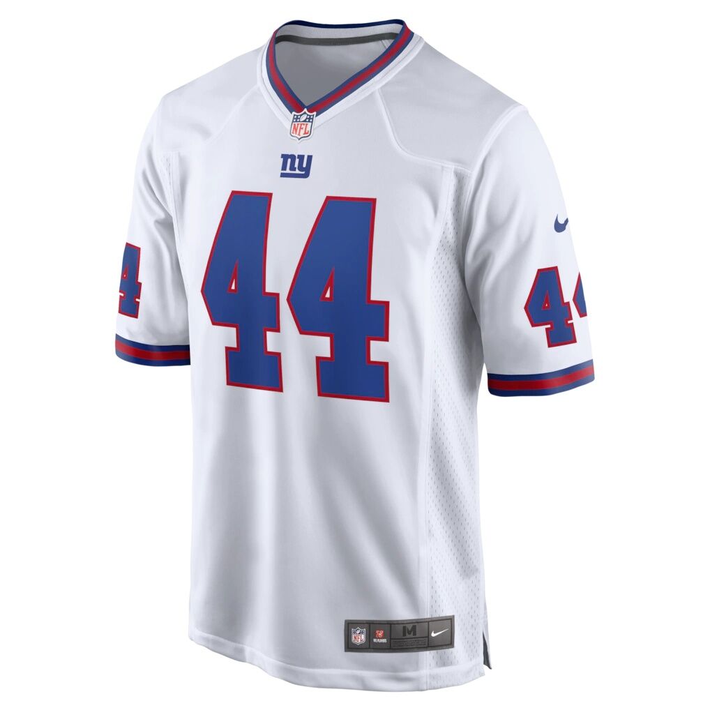 Cam Skattebo New York Giants Nike Alternate Vintage White Game Jersey