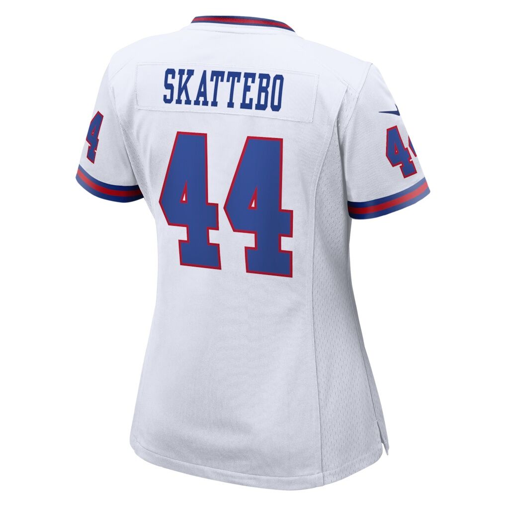 Cam Skattebo New York Giants Nike Women's Alternate Vintage White Game Jersey