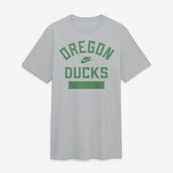 Oregon Ducks Nike Arch Wordmark Legacy Tri-Blend T-Shirt - - Front View