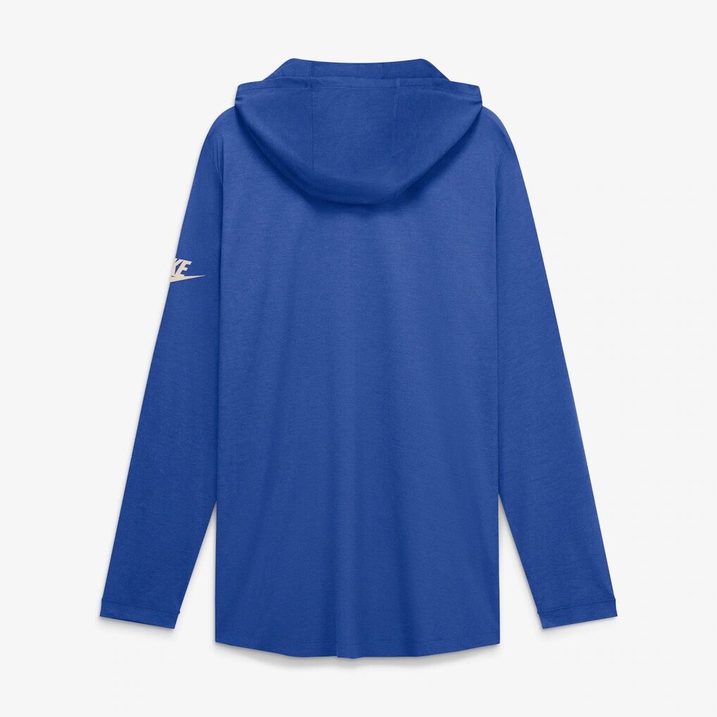 Florida Gators Nike Legacy Arch Tri-Blend Long Sleeve Hooded T-Shirt - Royal