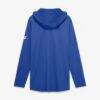Duke Blue Devils Nike Legacy Arch Tri-Blend Long Sleeve Hooded T-Shirt - - Side View