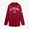Alabama Crimson Tide Nike Legacy Arch Tri-Blend Long Sleeve Hooded T-Shirt - Crimson - Front View