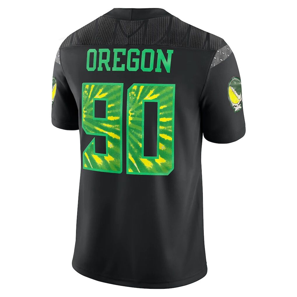 #90 Oregon Ducks Nike Grateful Ducks Game Jersey