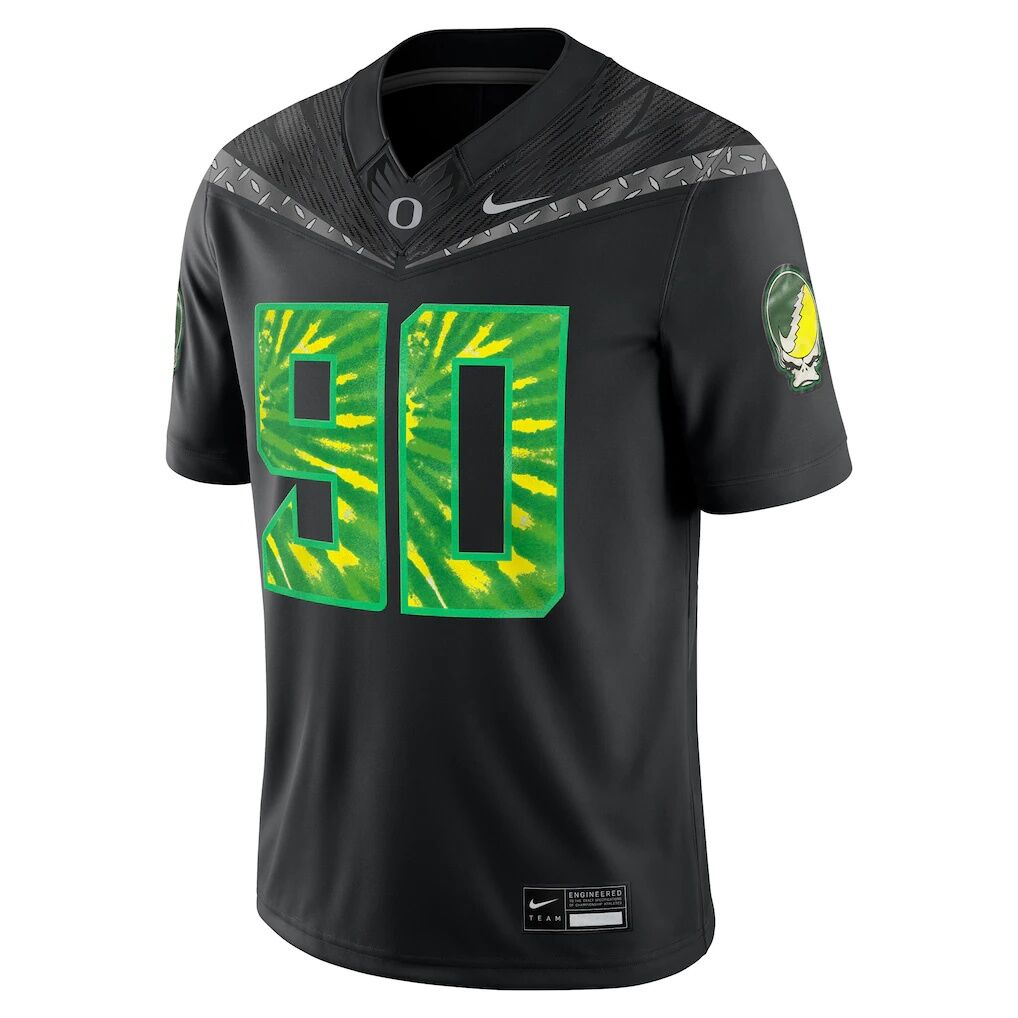 #90 Oregon Ducks Nike Grateful Ducks Game Jersey