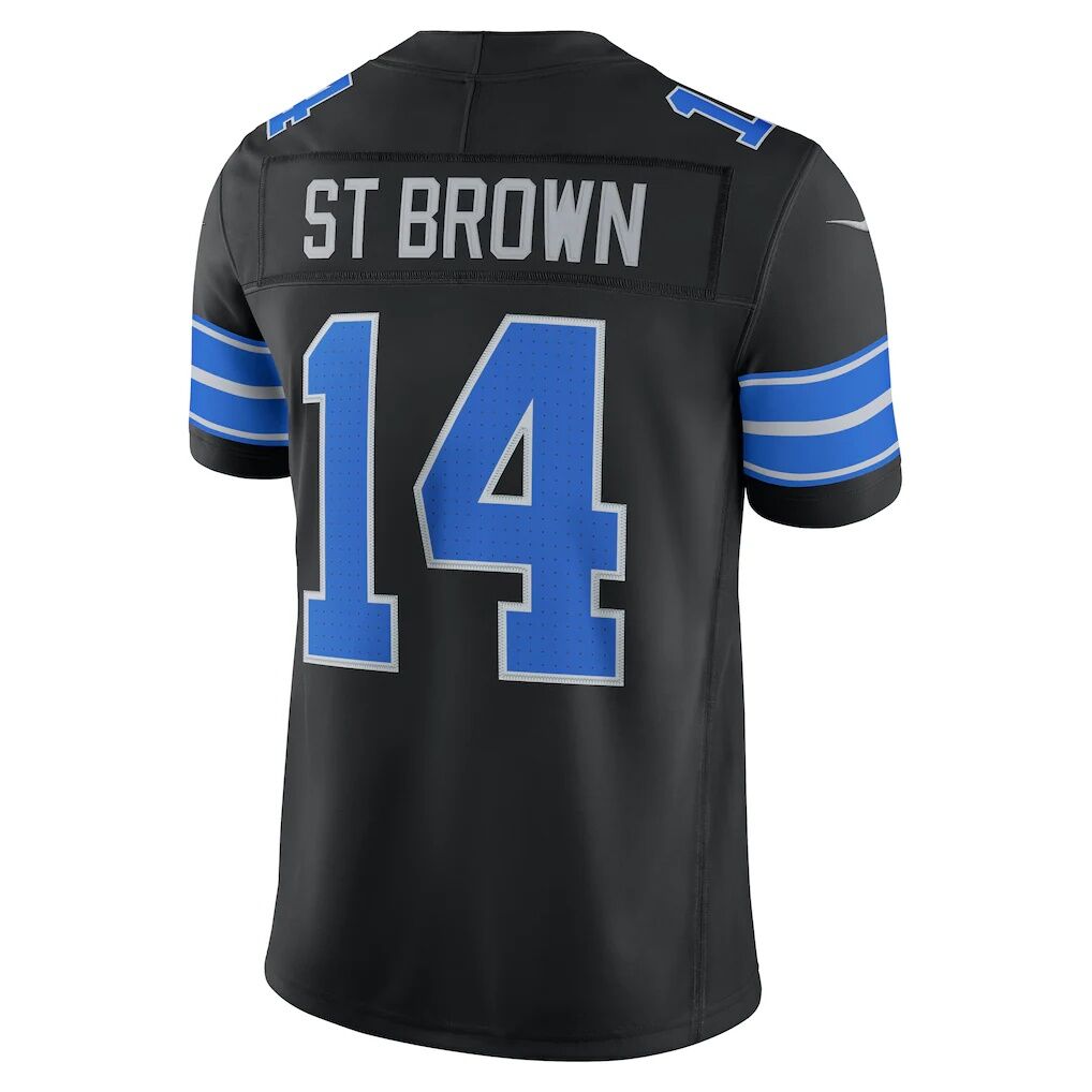 Amon-Ra St. Brown Detroit Lions Nike Alternate Vapor F.U.S.E. Stitched Limited Jersey