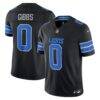 Jahmyr Gibbs Detroit Lions Nike Alternate Vapor F.U.S.E. Stitched Limited Jersey - Black - Front View