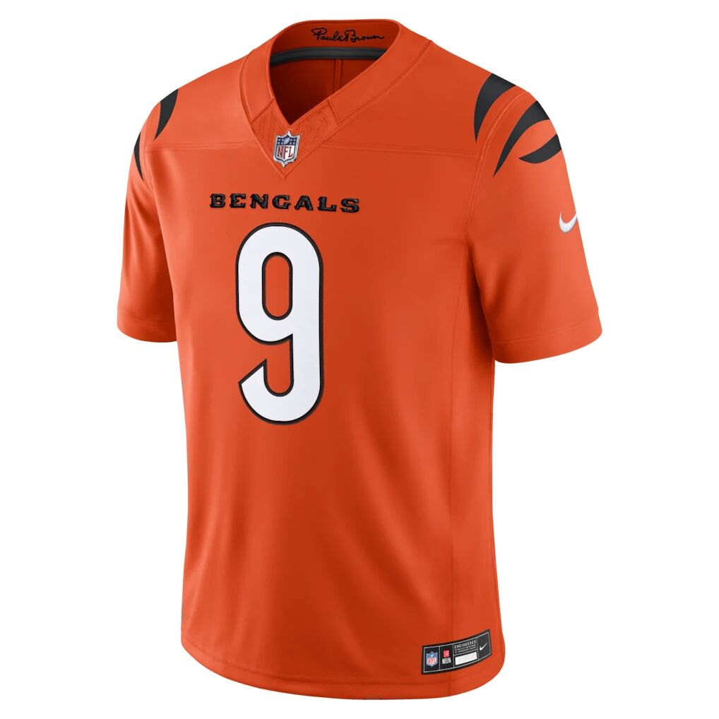Joe Burrow Cincinnati Bengals Nike Alternate Vapor F.U.S.E. Stitched Limited Jersey