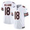 Caleb Williams Chicago Bears Nike Vapor F.U.S.E. Stitched Limited Jersey - White - Front View