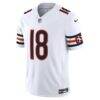 Caleb Williams Chicago Bears Nike Vapor F.U.S.E. Stitched Limited Jersey - White - Side View