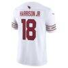 Marvin Harrison Jr. Arizona Cardinals Nike Vapor F.U.S.E. Stitched Limited Jersey - White - Detail View