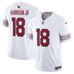 Marvin Harrison Jr. Arizona Cardinals Nike Vapor F.U.S.E. Stitched Limited Jersey - White - Front View