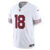 Marvin Harrison Jr. Arizona Cardinals Nike Vapor F.U.S.E. Stitched Limited Jersey - White - Side View
