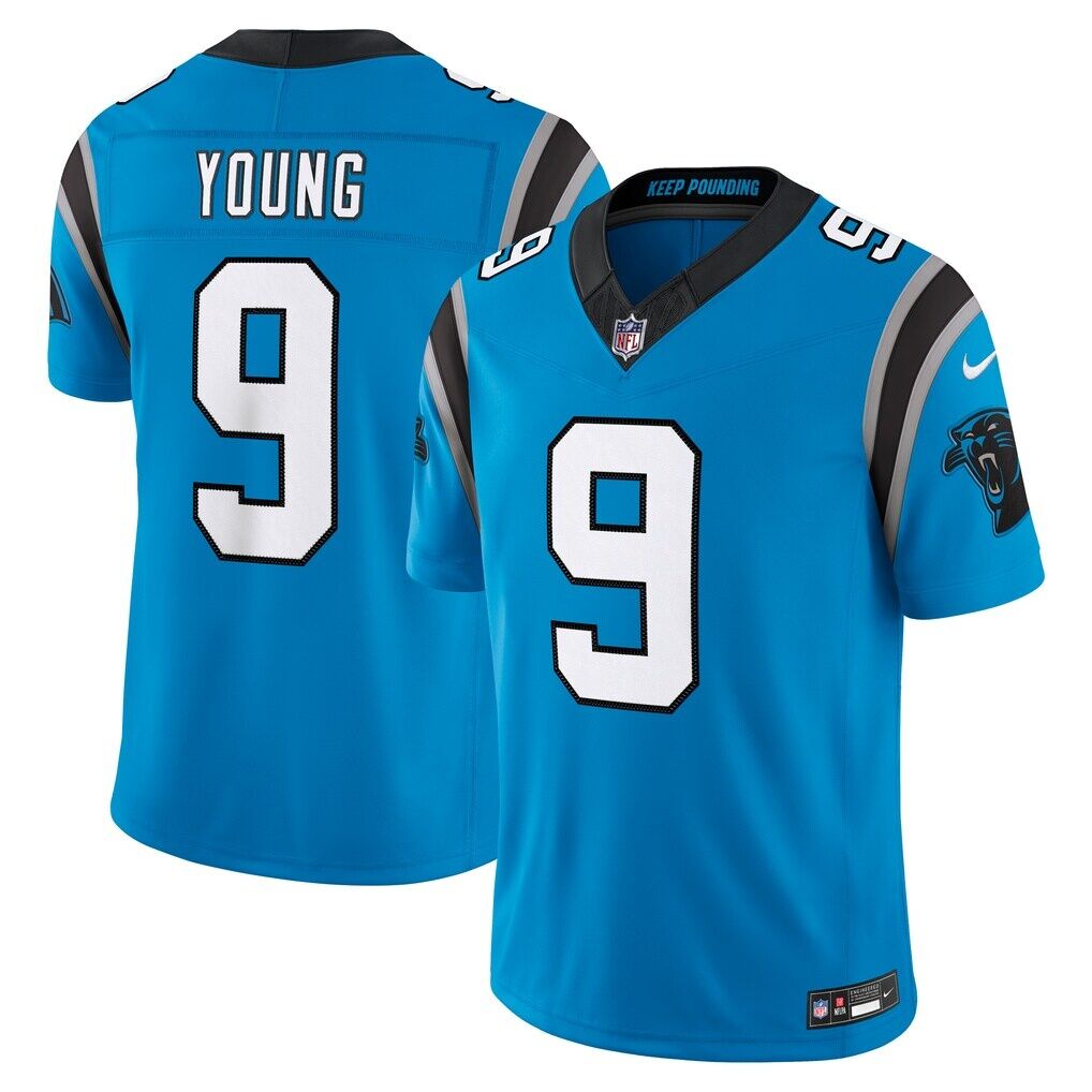 Bryce Young Carolina Panthers Nike Alternate Vapor F.U.S.E. Stitched Limited Jersey