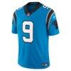 Bryce Young Carolina Panthers Nike Alternate Vapor F.U.S.E. Stitched Limited Jersey - Blue - Side View