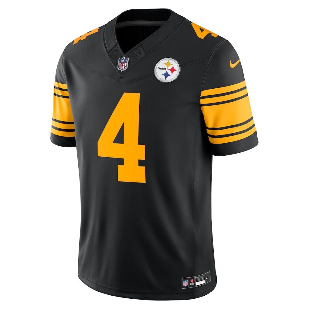 DK Metcalf Pittsburgh Steelers Nike Alternate Vapor F.U.S.E. Stitched Limited Jersey