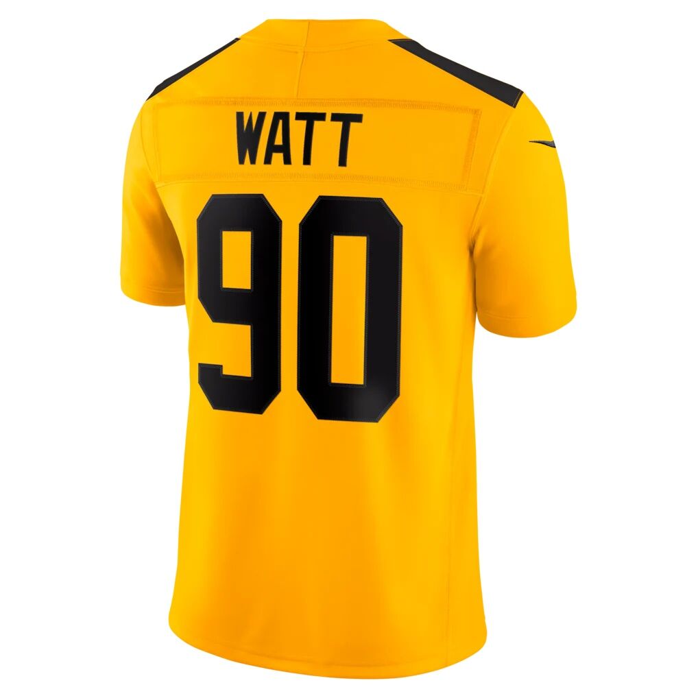 T.J. Watt Pittsburgh Steelers Nike Alternate Vapor F.U.S.E. Stitched Limited Jersey