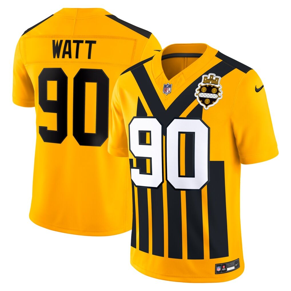 T.J. Watt Pittsburgh Steelers Nike Alternate Vapor F.U.S.E. Stitched Limited Jersey