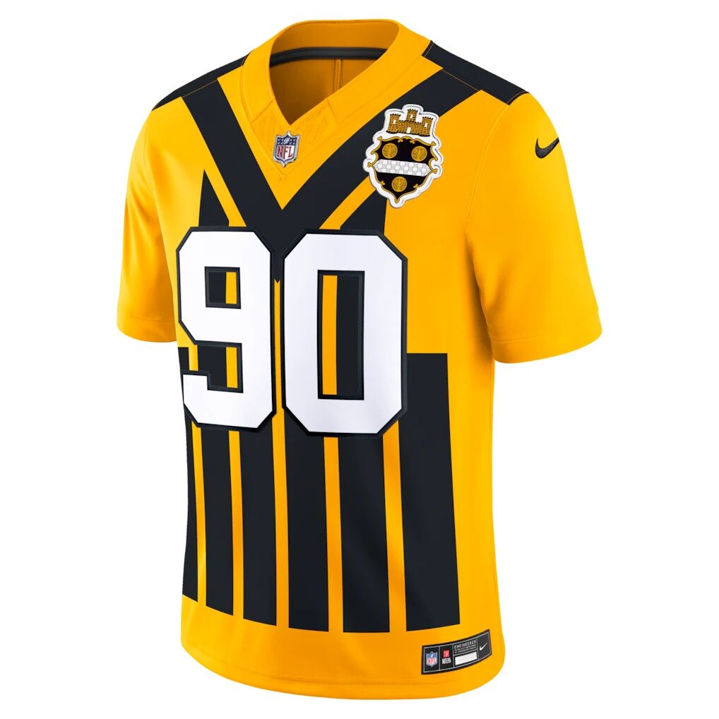 T.J. Watt Pittsburgh Steelers Nike Alternate Vapor F.U.S.E. Stitched Limited Jersey