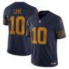 Jordan Love Green Bay Packers Nike Alternate Vapor F.U.S.E. Stitched Limited Jersey - Navy - Front View
