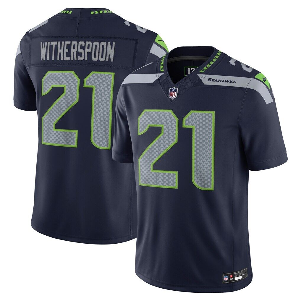 Devon Witherspoon Seattle Seahawks Nike Alternate Vapor F.U.S.E. Stitched Limited Jersey - Royal