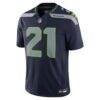 Devon Witherspoon Seattle Seahawks Nike Alternate Vapor F.U.S.E. Stitched Limited Jersey - College Navy - Side View