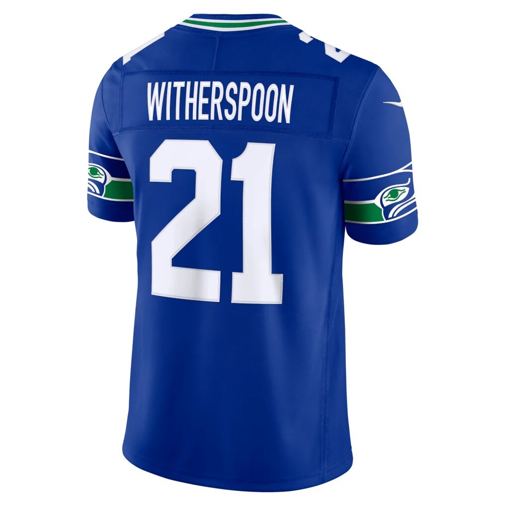 Devon Witherspoon Seattle Seahawks Nike Alternate Vapor F.U.S.E. Stitched Limited Jersey - Royal