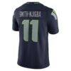 Jaxon Smith-Njigba Seattle Seahawks Nike Alternate Vapor F.U.S.E. Stitched Limited Jersey - College Navy - Detail View