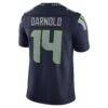 Sam Darnold Seattle Seahawks Nike Alternate Vapor F.U.S.E. Stitched Limited Jersey - College Navy - Detail View