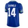 Sam Darnold Seattle Seahawks Nike Alternate Vapor F.U.S.E. Stitched Limited Jersey - Royal - Detail View