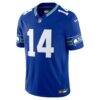 Sam Darnold Seattle Seahawks Nike Alternate Vapor F.U.S.E. Stitched Limited Jersey - Royal - Side View