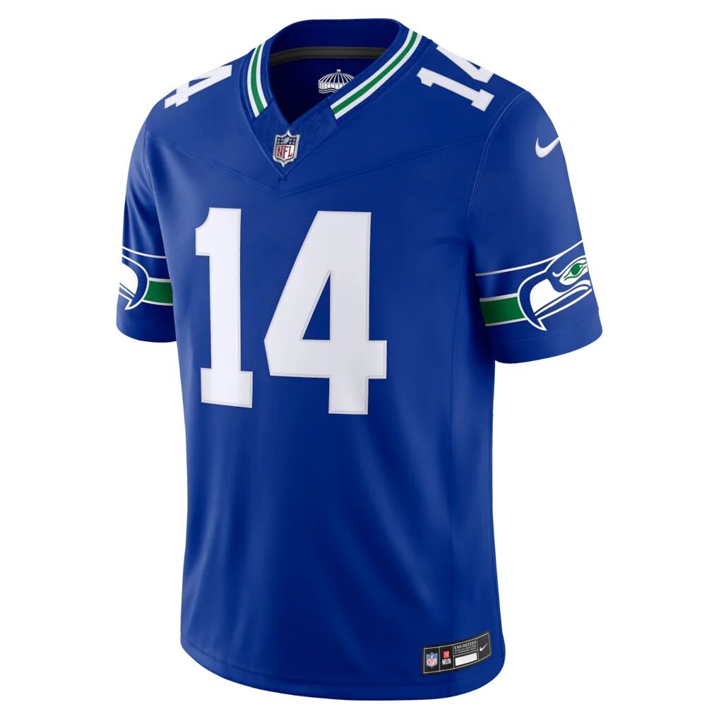 Sam Darnold Seattle Seahawks Nike Alternate Vapor F.U.S.E. Stitched Limited Jersey - Royal
