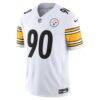 T.J. Watt Pittsburgh Steelers Nike Vapor F.U.S.E. Stitched Limited Jersey - White - Side View