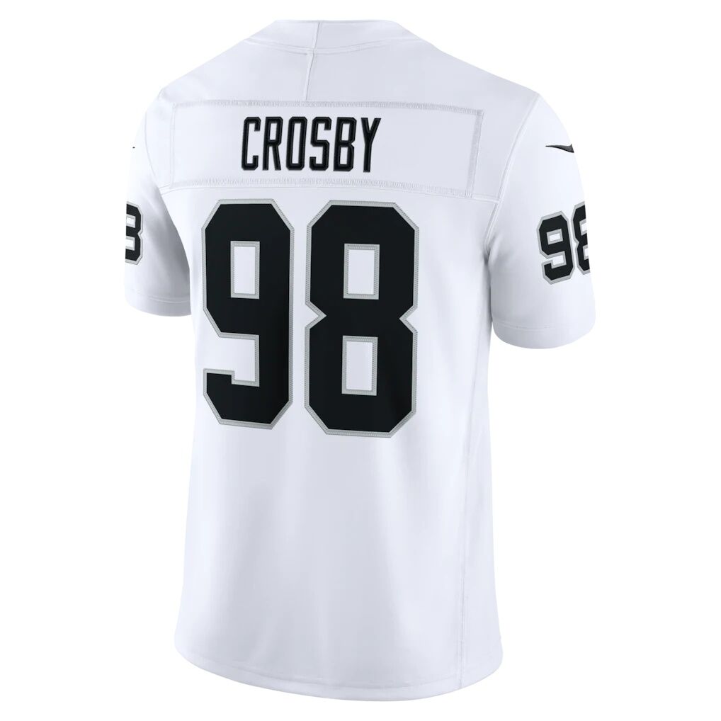 Maxx Crosby Las Vegas Raiders Nike Vapor F.U.S.E. Stitched Limited Jersey