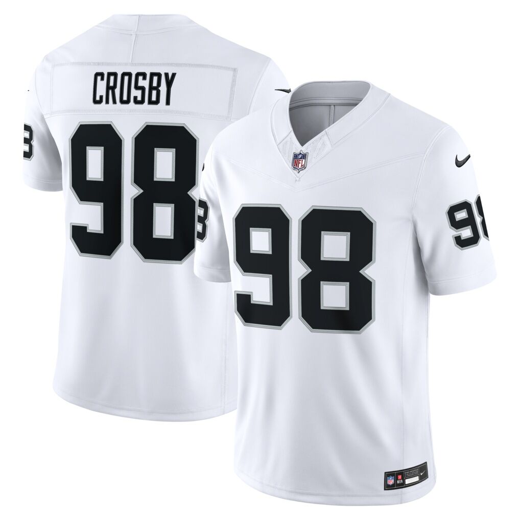 Maxx Crosby Las Vegas Raiders Nike Vapor F.U.S.E. Stitched Limited Jersey