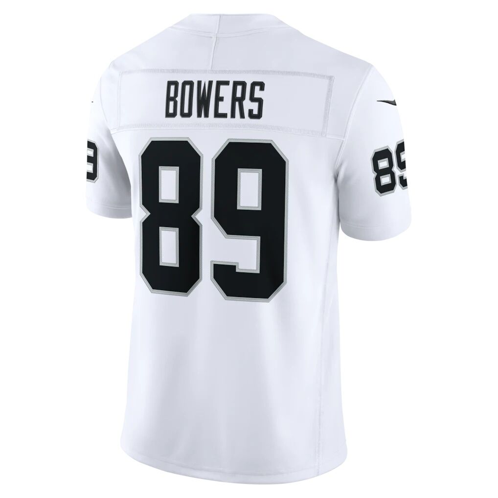 Brock Bowers Las Vegas Raiders Nike Vapor F.U.S.E. Stitched Limited Jersey