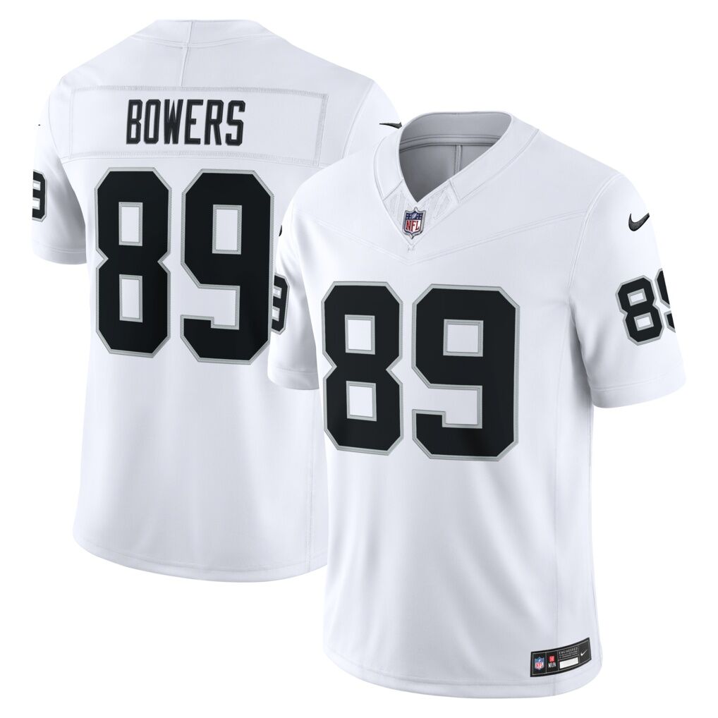 Brock Bowers Las Vegas Raiders Nike Vapor F.U.S.E. Stitched Limited Jersey