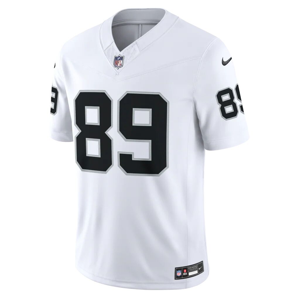 Brock Bowers Las Vegas Raiders Nike Vapor F.U.S.E. Stitched Limited Jersey