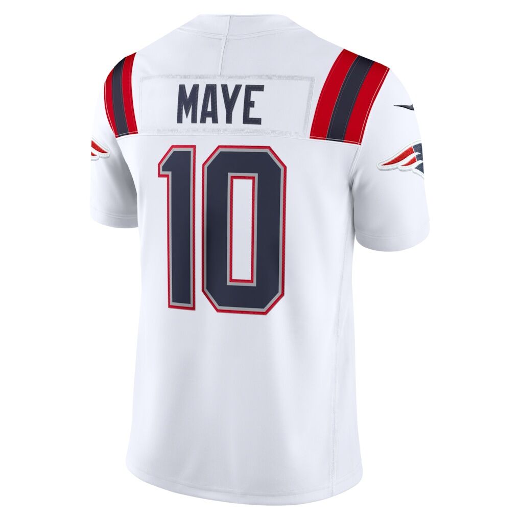 Drake Maye New England Patriots Nike Vapor F.U.S.E. Stitched Limited Jersey