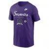 Arizona Diamondbacks Nike Cooperstown Graphic T-Shirt - Purple - Detail View