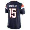 Nik Bonitto Denver Broncos Nike Alternate Vapor F.U.S.E. Stitched Limited Jersey - Navy - Detail View