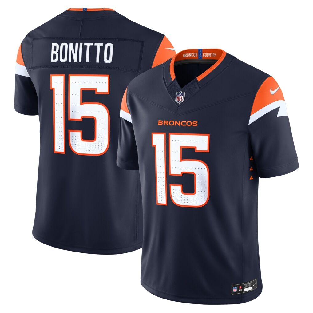 Nik Bonitto Denver Broncos Nike Alternate Vapor F.U.S.E. Stitched Limited Jersey