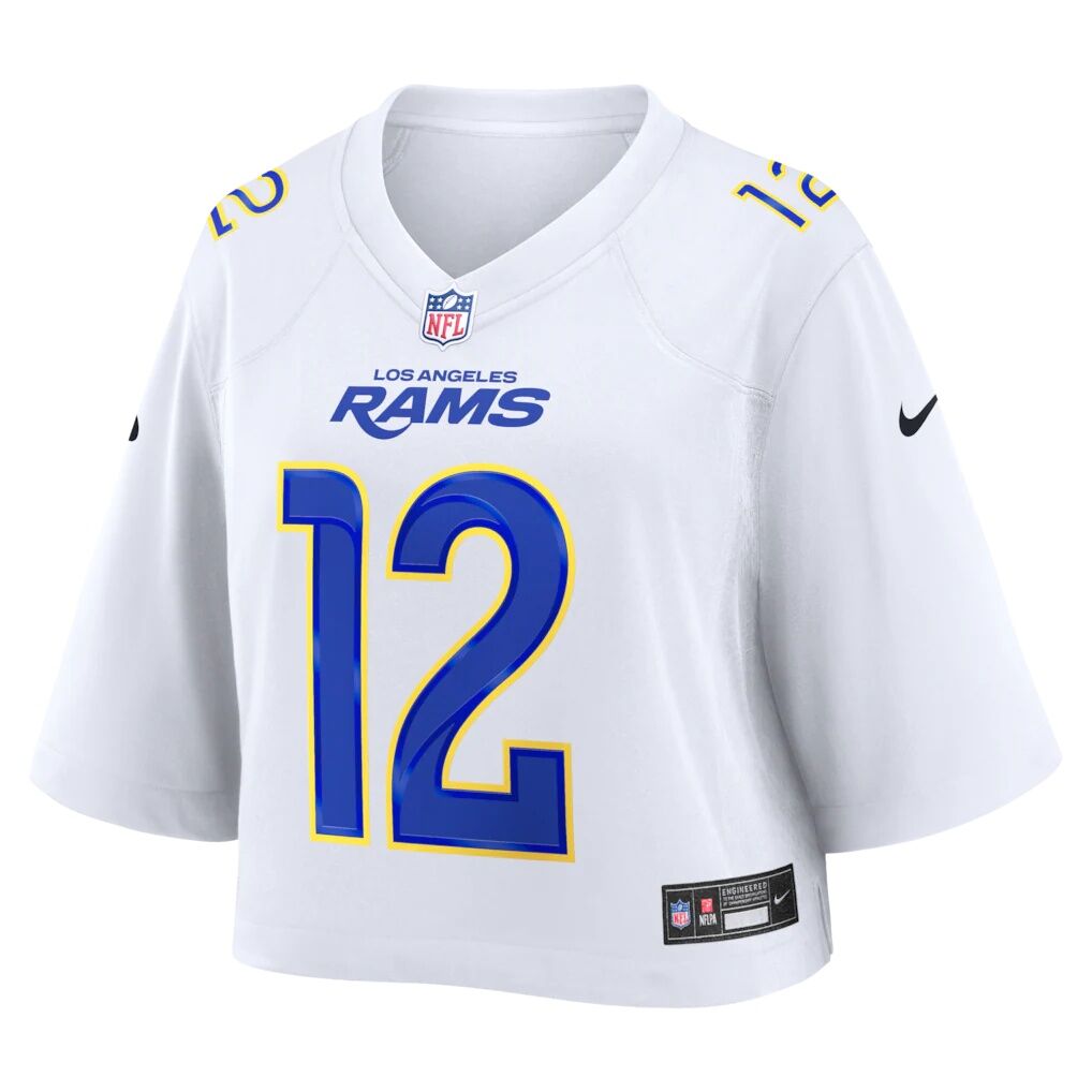 Puka Nacua Los Angeles Rams Nike Women's Cropped Fashion Game Jersey